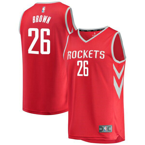 Maillot Houston Rockets enfant Markel Brown 26 Icon Edition Rouge